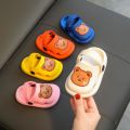 Children's Slippers Summer New Cute Bear Baby Girl Shoes Boys Soft Bottom Non-Slip Home Bathroom Inner Sandals. 