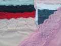 3 pcs imported Smooth and stretchy Lace Cotton Panties for Women.