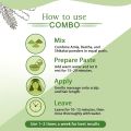 Amla, Reetha, Shikakai Powder Combo powder Pack for Hair - 300g (each 100g). 