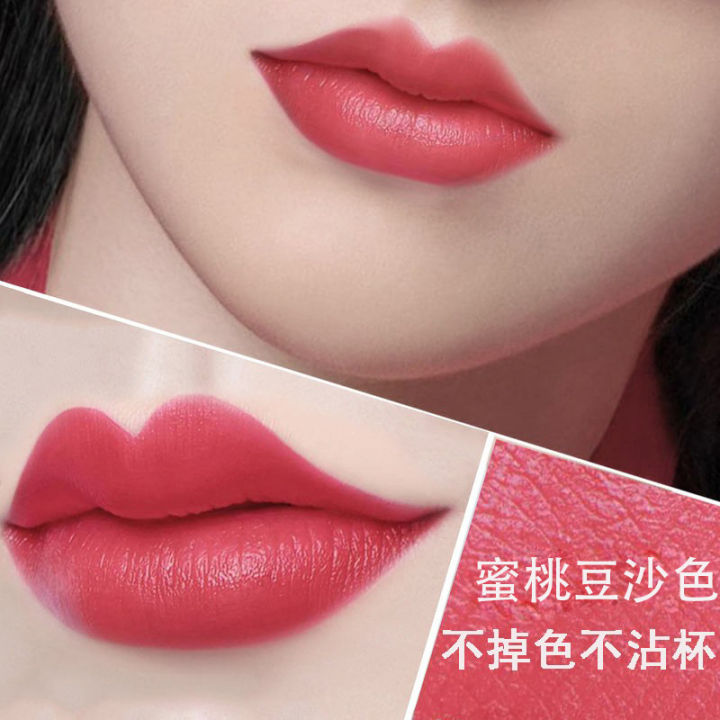 KH%20Non-Stick%20Cup%20Lipstick%20Cinnamon%20Milk%20Tea%20Bean%20Paste%20Color%20Matte%20Non-Fading%20White%20Lasting%20Waterproof%20Lipstick%20-%20Image%204