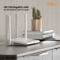 Imou HR12G(Gigabit LAN) AC1200 Dual Band Smart Wi-Fi Router - 5dBi 4x High Gain Antennas - 867Mbps at 5GHz and 300Mbps at 2.4GHz - White.