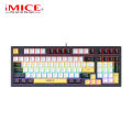 IMICE wired mechanical keyboard, blue switch, red switch, brown switch, black switch, optional multi-color collocation, exclusive. 