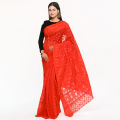Weightless Tangail Half Silk Jamdani Saree for Women - Comfortable and Suitable for All Seasons and Occassions. 