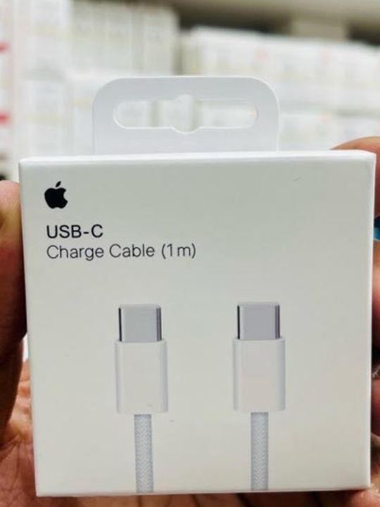 For Apple Iphone USB C to Type C Fast Charging Data Cable Apple Type-C to Type-C PD Charging Cable 1m White
