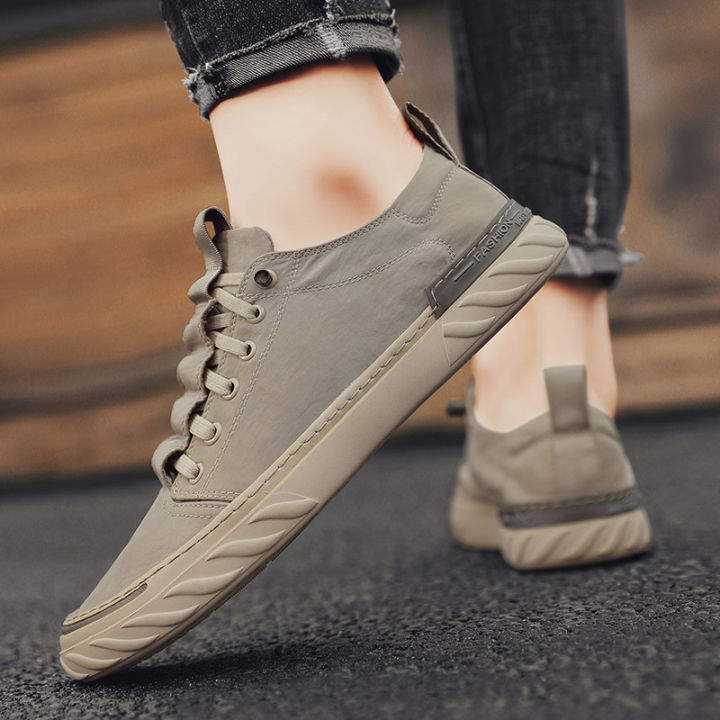 Canvas Shoes Men's Ice Silk Men's Shoes New Summer Breathable Men's Section Slip-on Casual Canvas Sneakers Hot