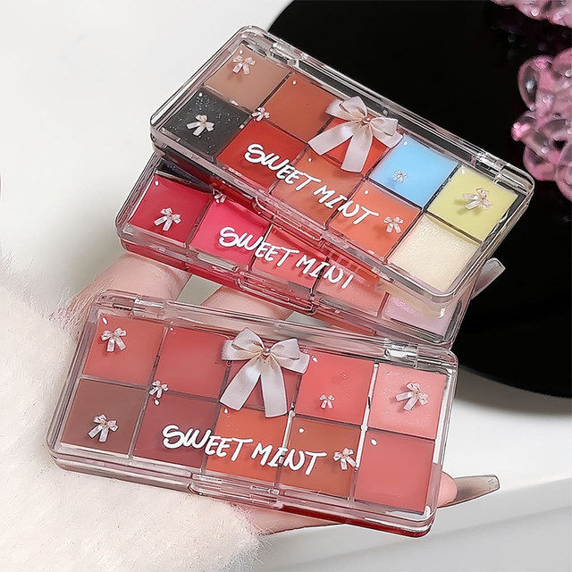 Sweet Mint 10 Colors Moisturizing Sweetheart Lip Palette