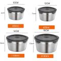 【hot】 400Ml/600Ml/1100Ml/2100Ml Useful Sealed Lunch Container Salad Bowl Sealed Lid Sealed Lunch Box Double Layer For Home. 