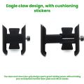 Gristel C1 Aluminum Allay Metal Bike Mobile Holder For mobile phone bracket motorcycle bicycle takeaway rider -Black Easy to Use an.