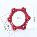 2X Mountain Bike Hub Disc Brake Rotor Adapter for Bicycle Freewheel Bicycle Accessories Red.