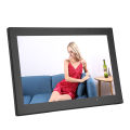 Electric Video Photo Frame, 10.1 Inch 100-240V IPS Touch Screen WiFi Digital Photo Frame 16GB Storage 1280x800 for Graduation. 