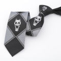 Alien Anime JoJo Bizarre Adventure Necktie KILLER QUEEN Kira Yoshikage Skull Neck Tie Halloween Cosplay Costumes Accessories Man Woman. 