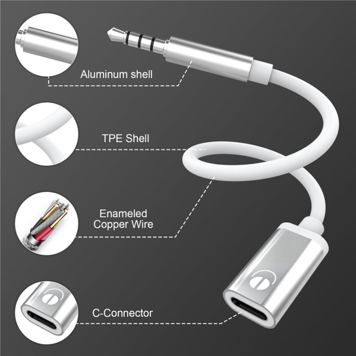 3.5mm%20Male%20to%20Type%20C%20Female%20Audio%20Cable%20Cord,%20Analog%20Audio%20Jack%20Headphone%20Audio%20Adapter%20for%20MP3%20Player,Laptop,Tablets%20-%20Image%202