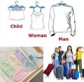 Travel Hangers Folding Clothes Hangers Cloth Hanger Portable Folding Clothes Hangers Cloth Hanger Rack Travel Accessories Foldable Clothes Drying Hanger for Travel 6 Pcs - Hanger. 