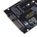 MSATA Adapter Card M.2 SSD to USB Adapter 2-in-1 Converter Reader Card Support M.2 SATA 2230 2242 2260 2280 for Laptop.