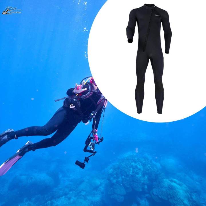 Diving%20Wetsuit%20Waterproof%20Zipper%20Swimming%20Costume%20Piece%20Body%20Swim%20suits%20for%20Boating%20XXXL%20Male%20Black%20-%20Image%207