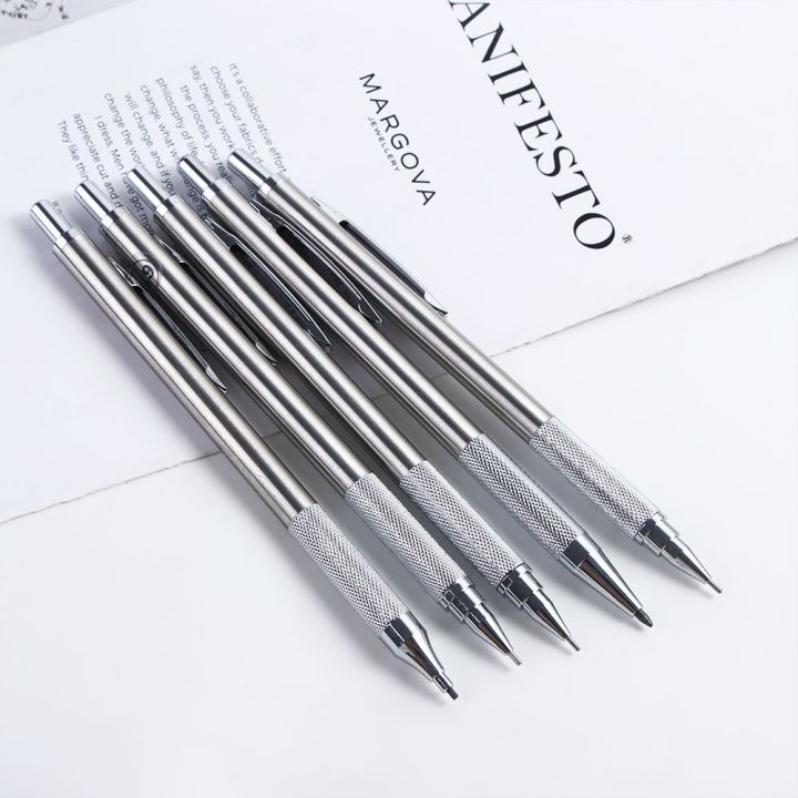 Stainless%20Steel%20Mechanical%20Pencil%200.3/0.5/0.7/0.9/1.3/2.0/3.0mm%20Mechanical%20Automatic%20Pencil%20for%20Students%20Drawing%20Propelling%20Pen%20-%20Image%204