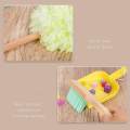 Wooden Detachable Kids Cleaning Toy Set, Broom, Mop, Duster, Dustpan, Brush and Hanging Stand, Housekeeping Kits, STEM Clean Toys Gift for Girls Boys. 