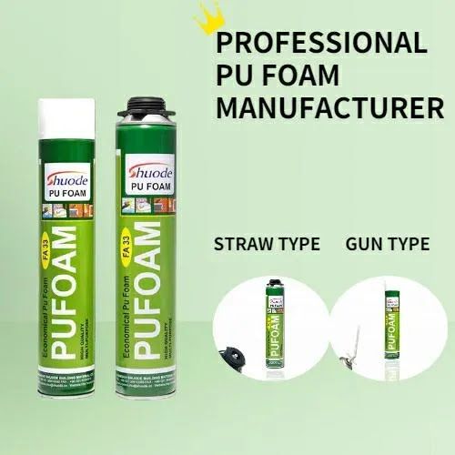 Spray stretched waterproof PU foam