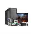 Intel Core 2 Duo RAM 4GB HDD 500GB  Monitor 17 inch Intel HD Graphics Built-in for Gaming PC Windows 7 64 Bit Full Setup Desktop Computer With 5 Year Service Warranty.. 