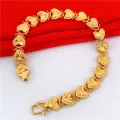 Snatching for brass fashionable women's gold-plated Vietnamese sand gold bracelets, explosive event. 