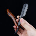 Men Professional Manual Shaver Straight Edge Stainless Steel Barber Razor Folding Shaving Shave Beard Cutter with Blade. 