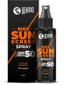 Beardo Max Sunscreen SPF 50 & PA+++ Spray for Men | Non-greasy Spray for Men | Easy Application of Sunscreen for Oily Skin | UVA UVB Protection | 50ml. 
