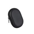 Oval Earphone Case Mini Earbuds Hold Storage Box Headset Bags Portable Zipper Headphone Carrying Bag Headsets Container.