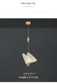 Butterfly Chandelier Modern Simple Personality Dining-Room Lamp Bar Bedside Lamp Nordic Butterfly Lighting Duplex Stair Chandelier. 