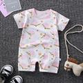 Baby Rompers Summer New Baby Boys Girls Clothing Newborn Infant Short Sleeve Jumpsuit Cotton Toddler Climbing Suit Clothing. 