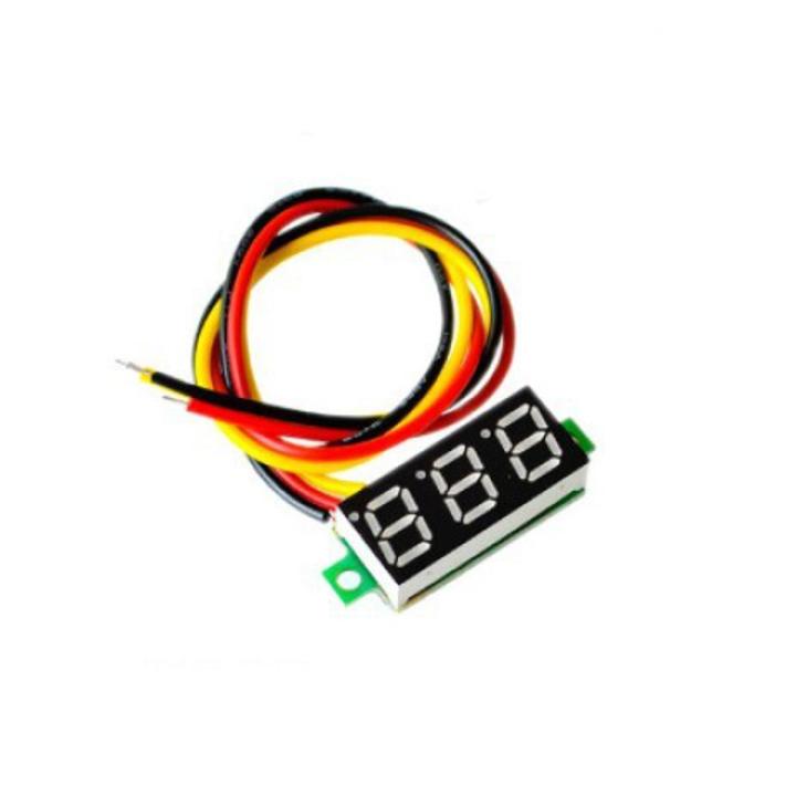 Red - 0.28 Inch 2.5V-30V Mini Digital Voltmeter