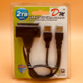 USB 2.0 To SATA 2.0 II HDD/SSD Adapter Converter Cable. 