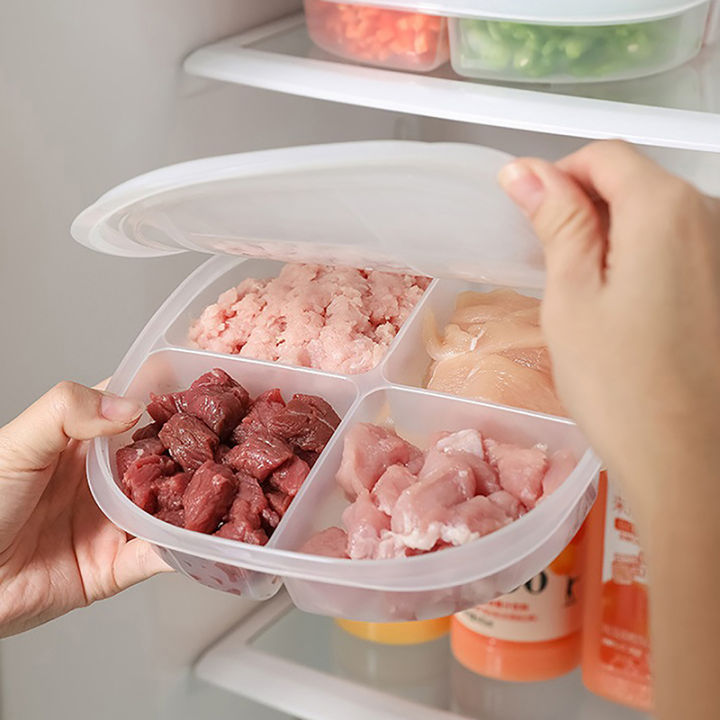 4%20Grids%20Food%20Fruit%20Storage%20Box%20Kitchen%20Container%20Refrigerator%20Freezer%20Organizer%20NOVO%20-%20Image%202