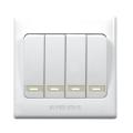 Super Star Rose 10A 4 Gang Electrical Wall Switch Four 4Gang. 