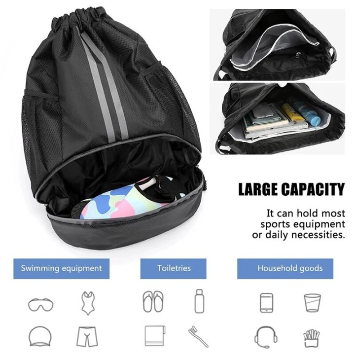 Outdoor%20Men%20Sports%20Bags%20Large%20Football%20Basketball%20Bag%20Gym%20Swimming%20Drawstring%20Bag%20Women%20Camping%20Waterproof%20Shoes%20Oxford%20Backpack%20-%20Image%202