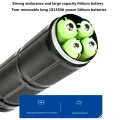 20000LM Most Powerful LED Flashlight Super Bright Long Range Torch Type-C Charging Tactical Flashlight With Power Display. 