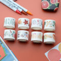【A village Store】Autumn Leaves Coffee Bread Plants Journal Washi Tape Adhesive Tape DIY Sticker Label Masking Tape. 