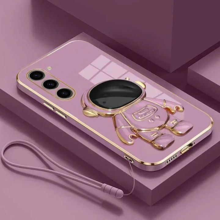 Astronaut%20Bracket%20Plating%20Case%20For%20Samsung%20Galaxy%20S24%20S23%20S23FE%20S22%20S21%20S20%20FE%20S10%20S9%20S8%20Plus%20Ultra%20Note%2020%2010%209%208%20Lanyard%20Cover%20-%20Image%204