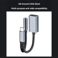 3in1 USB C to 3.5mm/Type-C/IOS Aux Audio Adapter Gray.