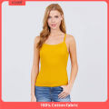2 Pieces 2 Color Loxicave Slim fit Tank Top Cotton Stretch Basic Adjustable Undershirt SMBD01.