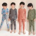 2 4 6 8 10 Years Kids Pjs Sets Autumn Pajamas for Children Cotton Boys Sleepwear Baby Pyjamas Long Sleeves Girl Sets Nightwear. 