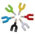 Audio Splitter Adapter,U Shape 3.5 Mm Jack Male To 2 Female Headphone Splitter. 