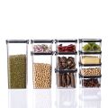 Food Storage Kitchen Container Plastic Box Jars for Bulk Cereals Kitchen Organizers for Pantry With Lid Home Organizer Jars. 
