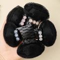 1pcs Rhinestone Invisible Fluffy Sponge Hair Clip Front Hair Line Volume Base Puff Cushion Hair Bun Hair Styling Hair Hairpin. 