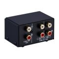 LYNEPAUAIO Audio Switcher RCA 2 in 1 Out / 1 in 2 Out A/B Switch - 1#.