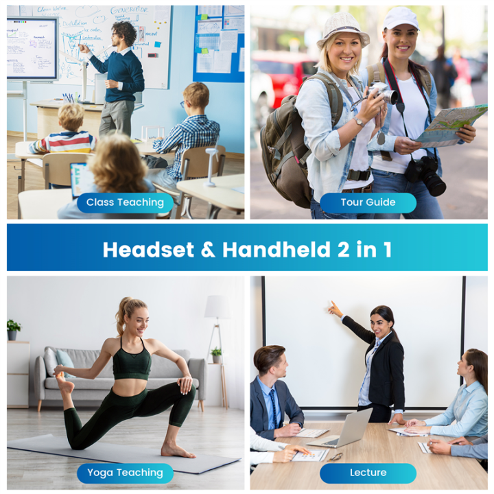 Handheld%202.4G%20Wireless%20Microphone%20-Mounted%20Microphone%20Volume%20Amplifier%20Teaching%20Loudspeaker%20for%20Voice%20Teaching%20-%20Image%202