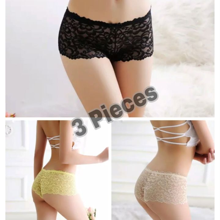 Net Pantie Sexy Women's Pantie (3 Pieces) Very Soft & Comfortable Panties