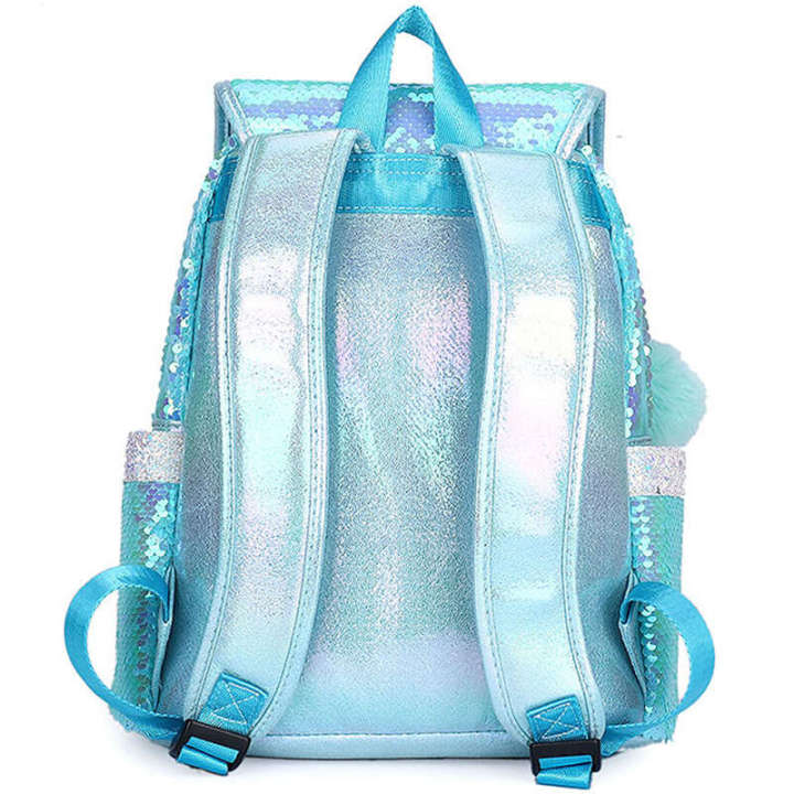 Cartoon%20laser%20glitter%20backpack,%20Korean%20version%20fashionable%20children's%20bag,%20versatile%20student%20backpack%20-%20Image%204