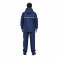 Premium Double Part Waterproof Rain Coat for Men and Women with Reflective Safety Strip, Two Pockets, Lightweight Windproof Outdoor Riding Travel Protection Wear Both Side Use.
