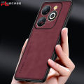 PlusCase for Infinix Smart 8 / Infinix Hot 40i Soft Frame PU Leather Slim Matte Durable Shockproof Case.