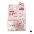 Cute Little Bear Lip Balm For Children Moisturizing Moisturizing Anti-Dry Crack Fade Lip Lines Lipstick Baby Available Lip Care Lateil. 